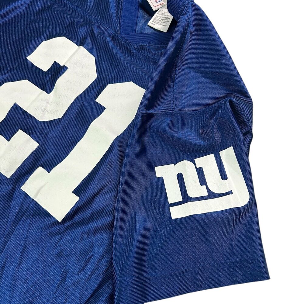 NFL Youth Giants Barber 21 Jersey Blue Boys XL 18-20 V Neck New York TIKI - Picture 4 of 11